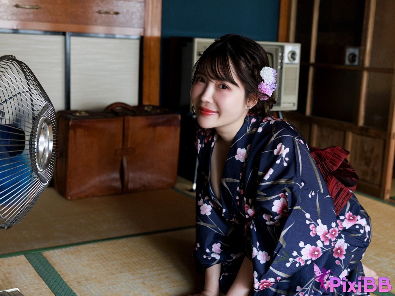 Japanese Idol Misa Momoshiro Peach White weekly true story WJ Girls digital photo book Colorful Yukata edition PixiBB.COM 016