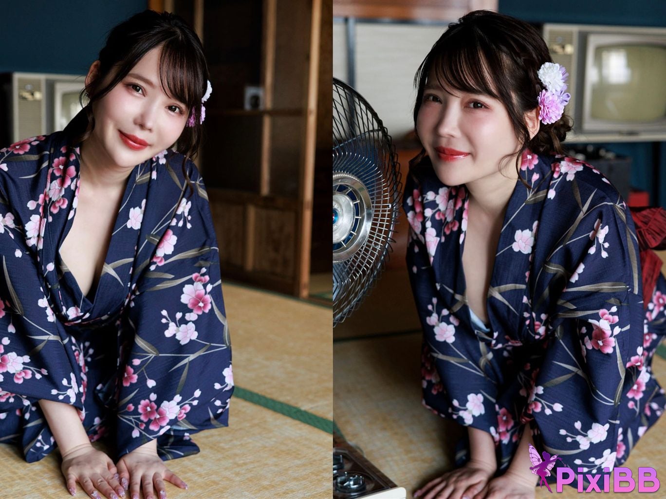 Japanese Idol Misa Momoshiro Peach White weekly true story WJ Girls digital photo book Colorful Yukata edition PixiBB.COM 019