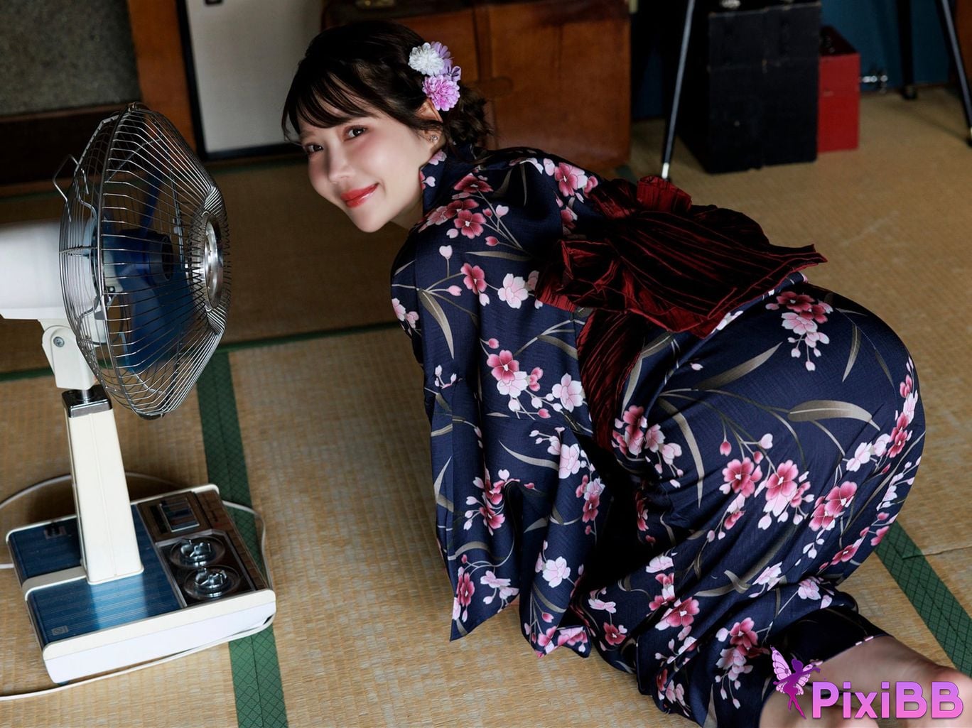 Japanese Idol Misa Momoshiro Peach White weekly true story WJ Girls digital photo book Colorful Yukata edition PixiBB.COM 020