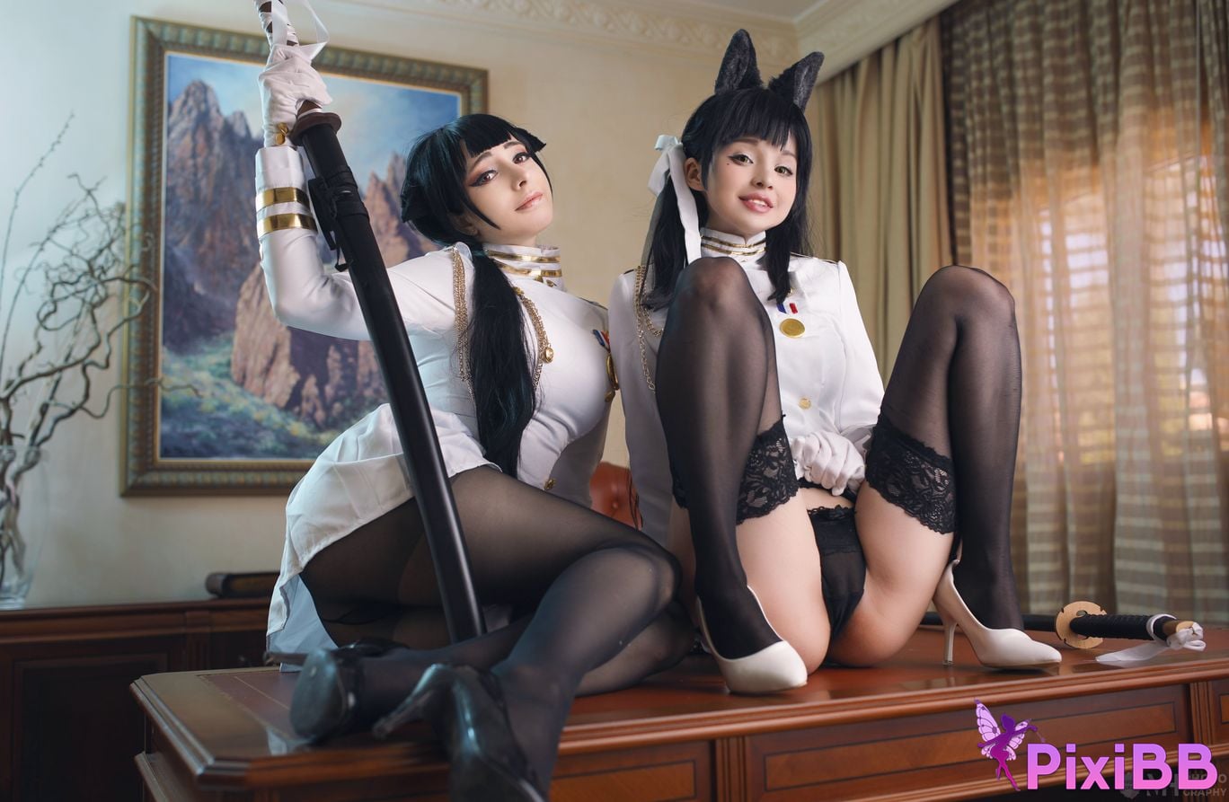 Mikomi Hokina & Hidori Rose Atago & Takao PixiBB.COM 11