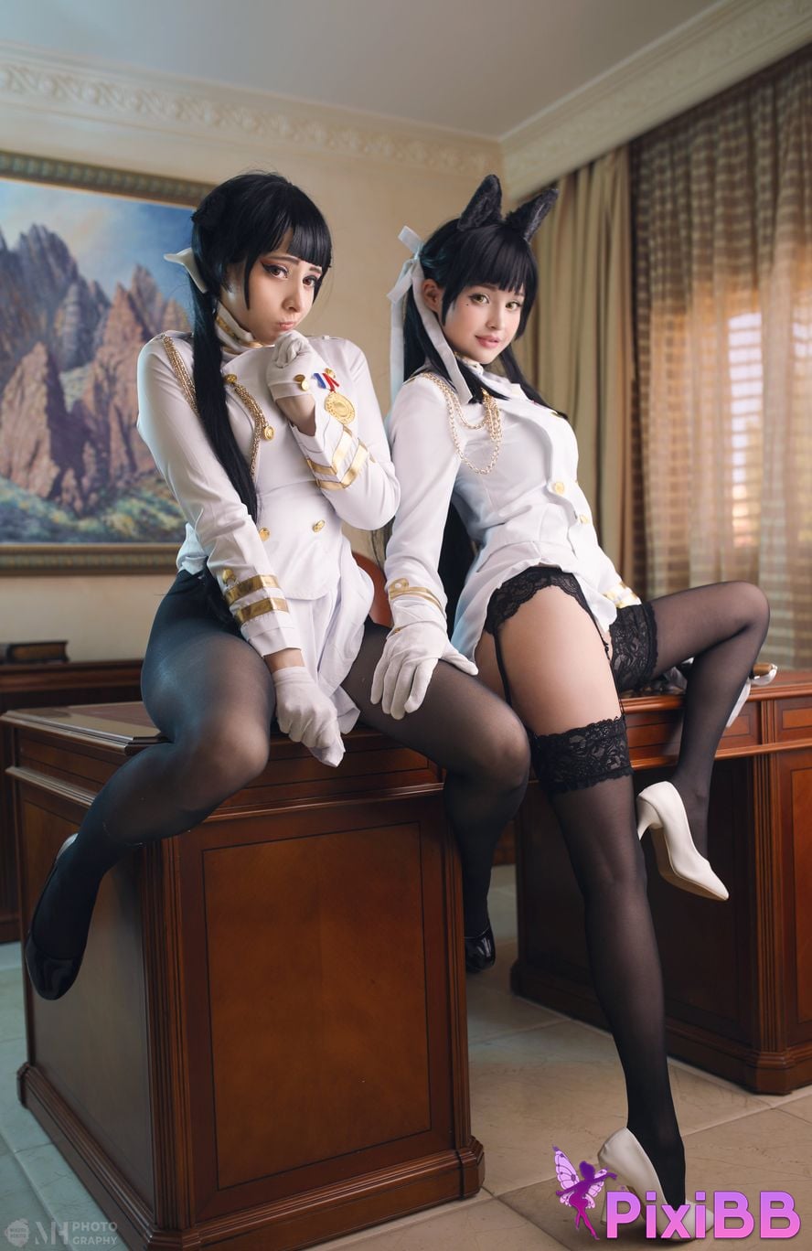 Mikomi Hokina & Hidori Rose Atago & Takao PixiBB.COM 24