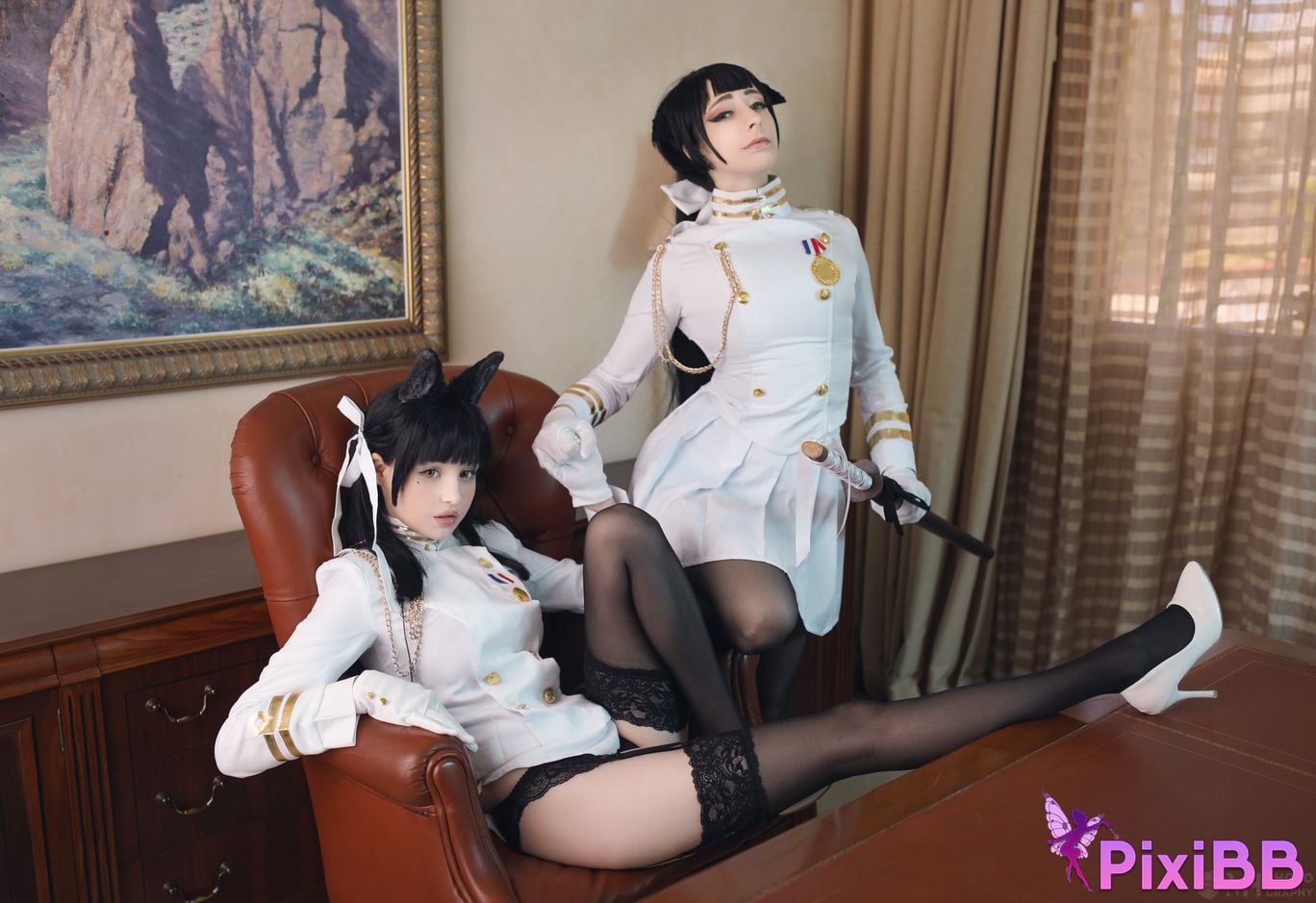 Mikomi Hokina & Hidori Rose Atago & Takao PixiBB.COM 3