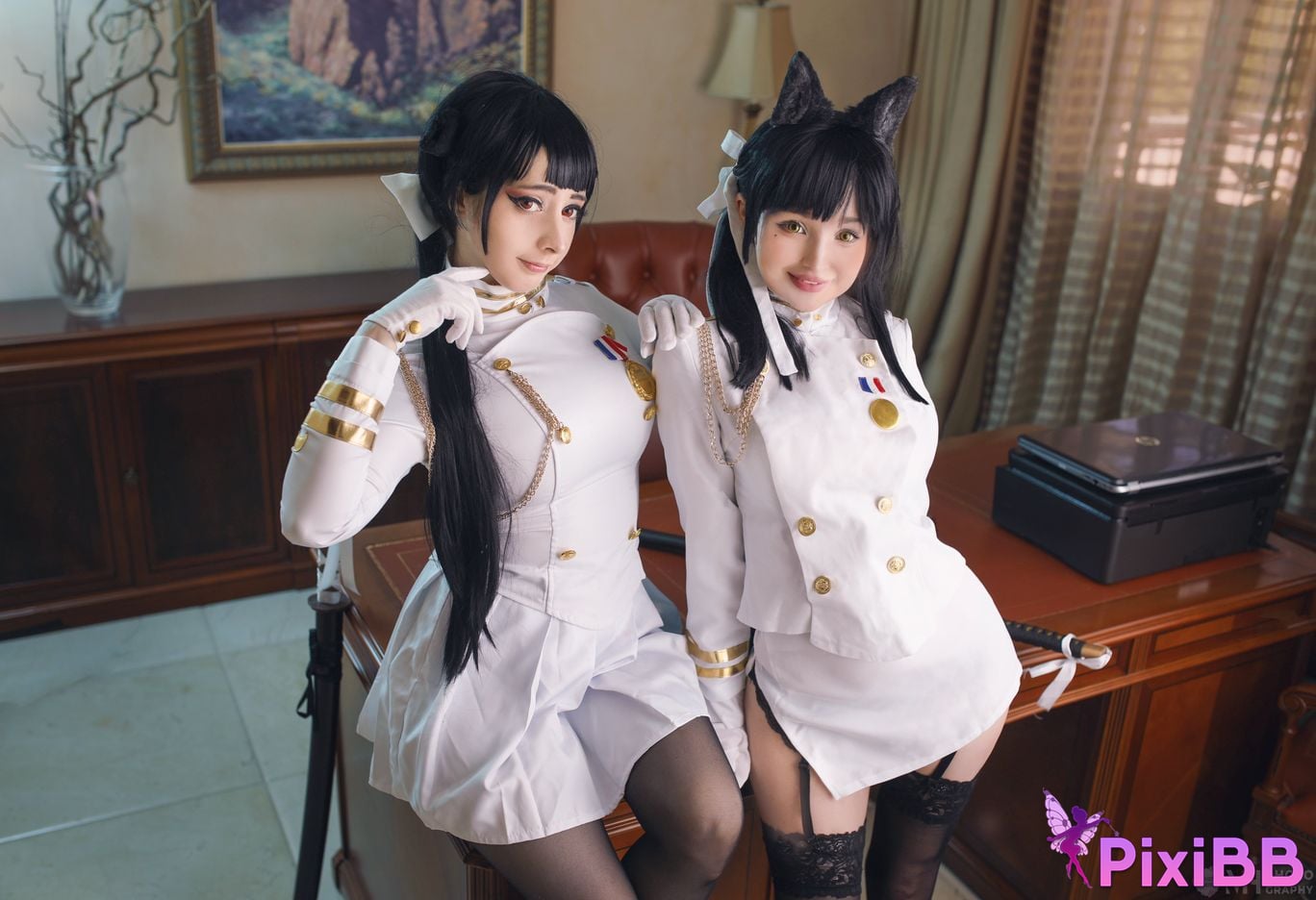 Mikomi Hokina & Hidori Rose Atago & Takao PixiBB.COM