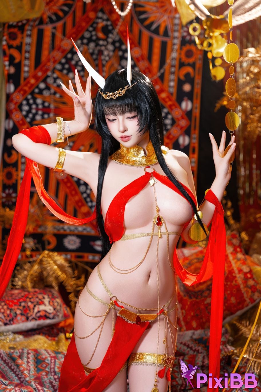 Cosplayer Yuno Shimizu azur lane Noshiro Maiko PixiBB.COM 032