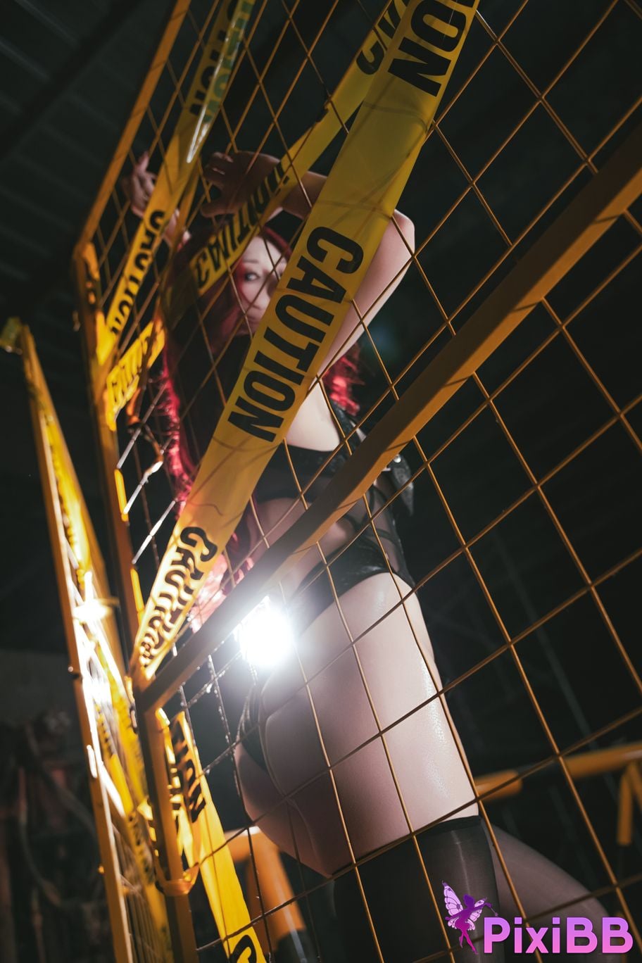 Cosplayer Shuangmu Fusu Arknights Shirter Dede Club Tactical Style PixiBB.COM 057