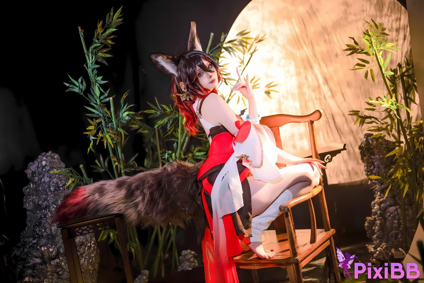 Cosplay Natsuko Xiaxiazi Tingyun PixiBB.COM 055