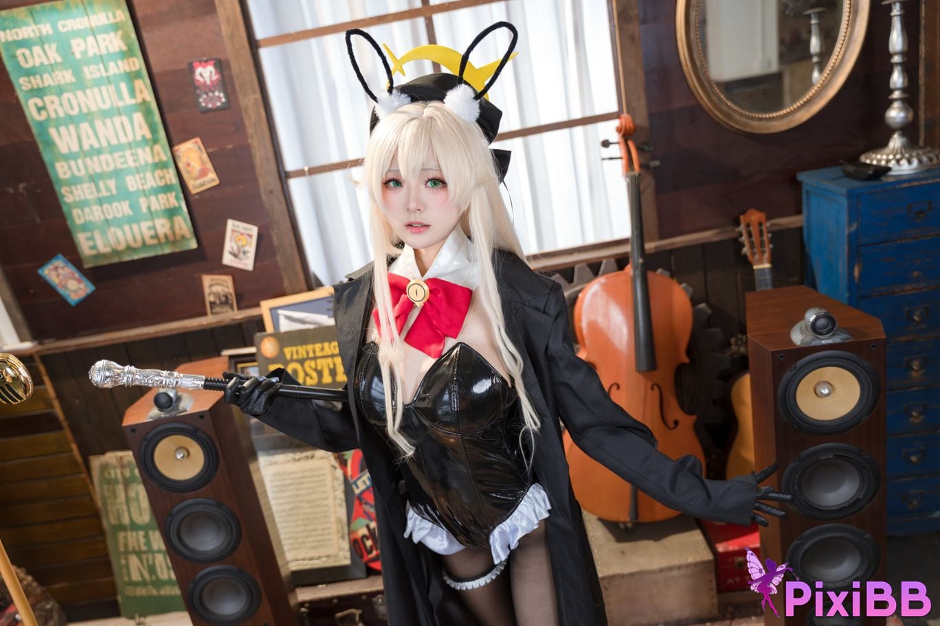 Cosplay Jiuqi Meow Smiling Bunny Girl PixiBB.COM 010