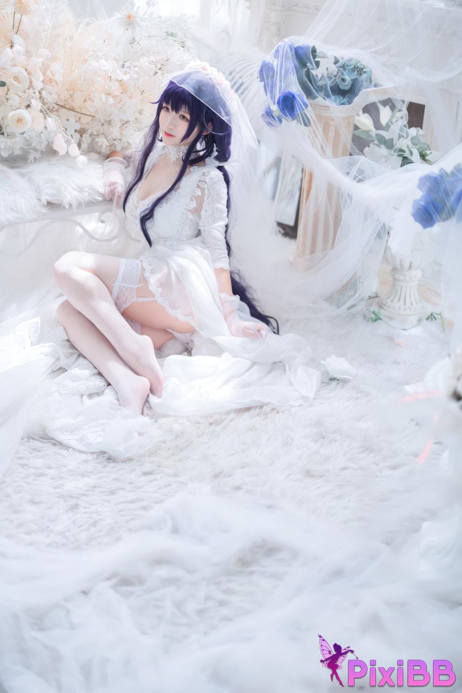 Cosplayer Sakura chan w azur lane Azuma Bride PixiBB.COM 005