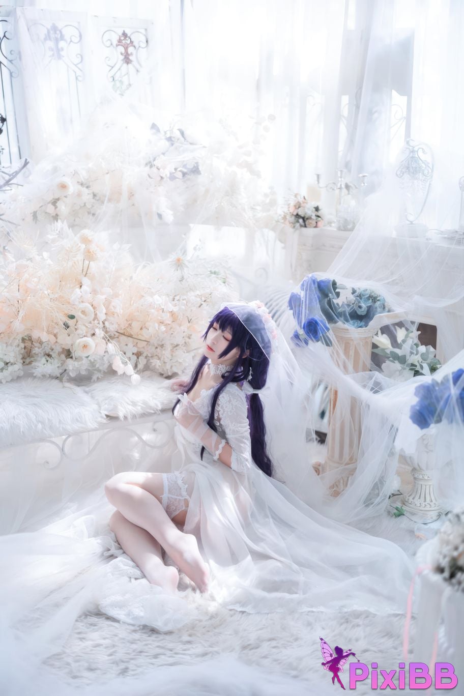 Cosplayer Sakura chan w azur lane Azuma Bride PixiBB.COM 006