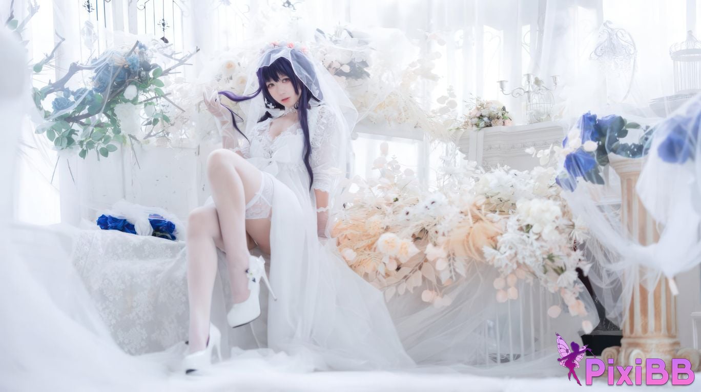 Cosplayer Sakura chan w azur lane Azuma Bride PixiBB.COM 013