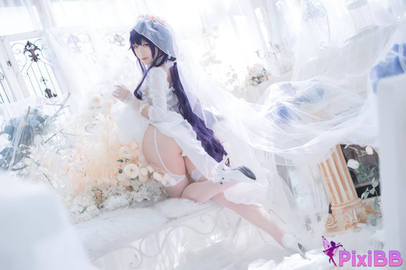 Cosplayer Sakura chan w azur lane Azuma Bride PixiBB.COM 017
