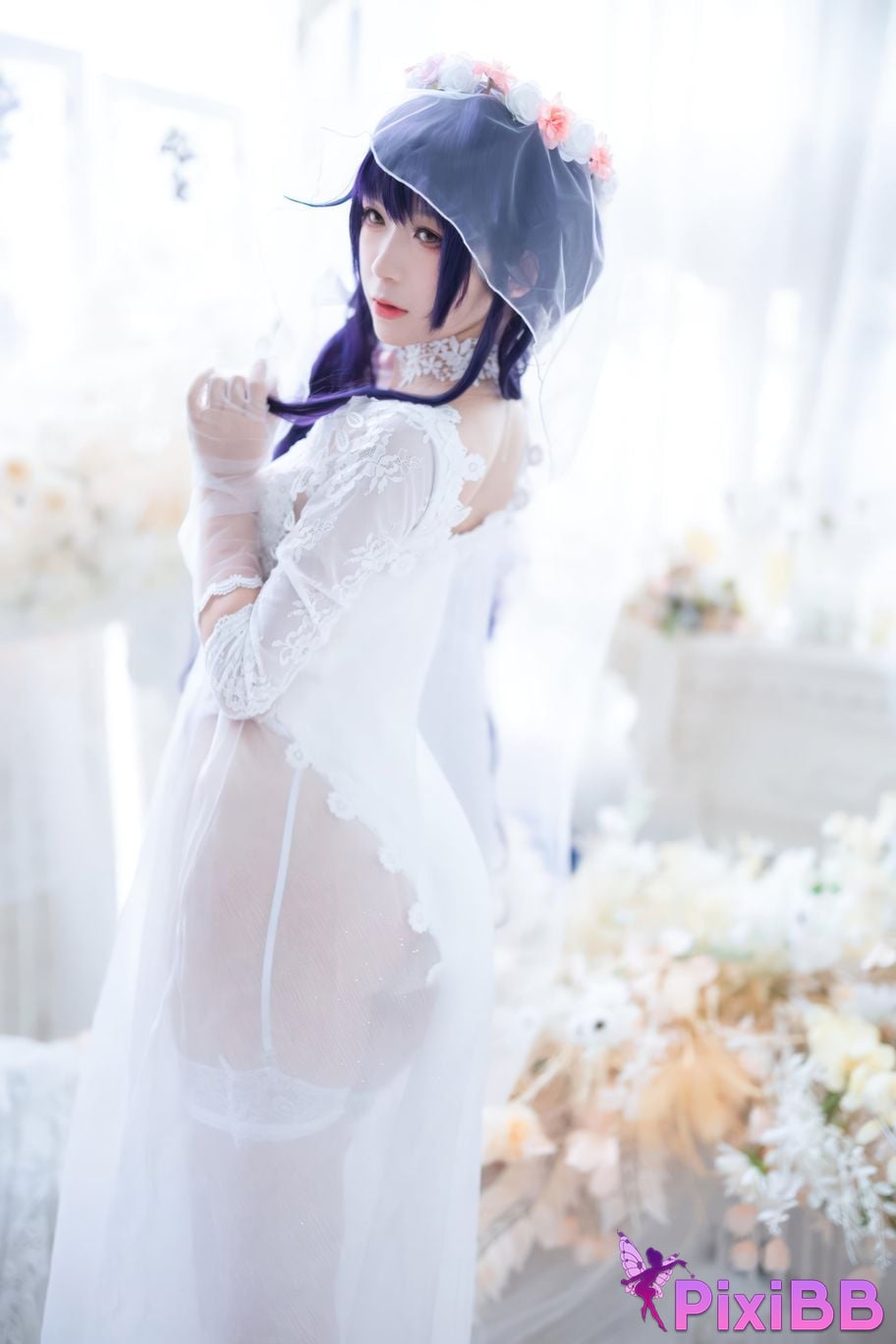 Cosplayer Sakura chan w azur lane Azuma Bride PixiBB.COM 019