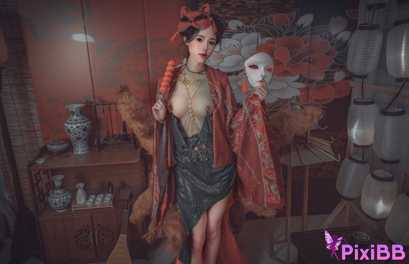 Cosplayer Titanium alloy TiTi Qingqiu Red Fox PixiBB.COM 001