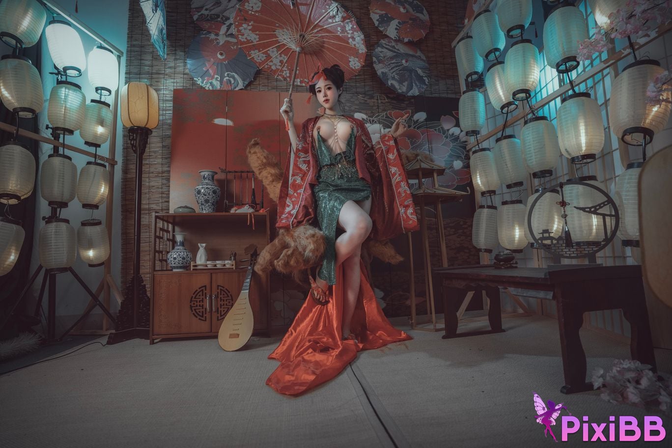 Cosplayer Titanium alloy TiTi Qingqiu Red Fox PixiBB.COM 002