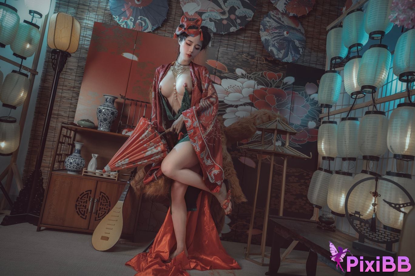 Cosplayer Titanium alloy TiTi Qingqiu Red Fox PixiBB.COM 003