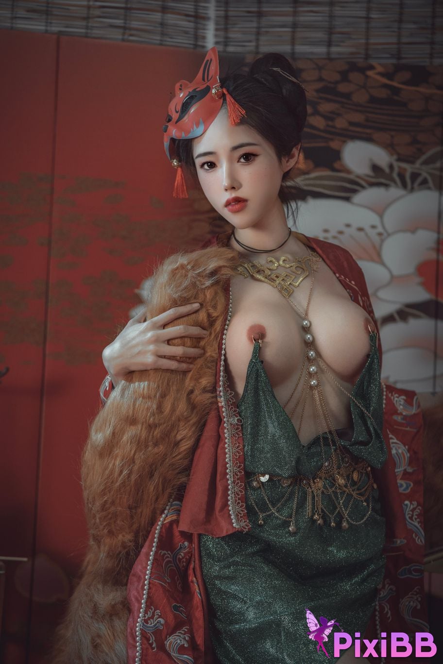 Cosplayer Titanium alloy TiTi Qingqiu Red Fox PixiBB.COM 006