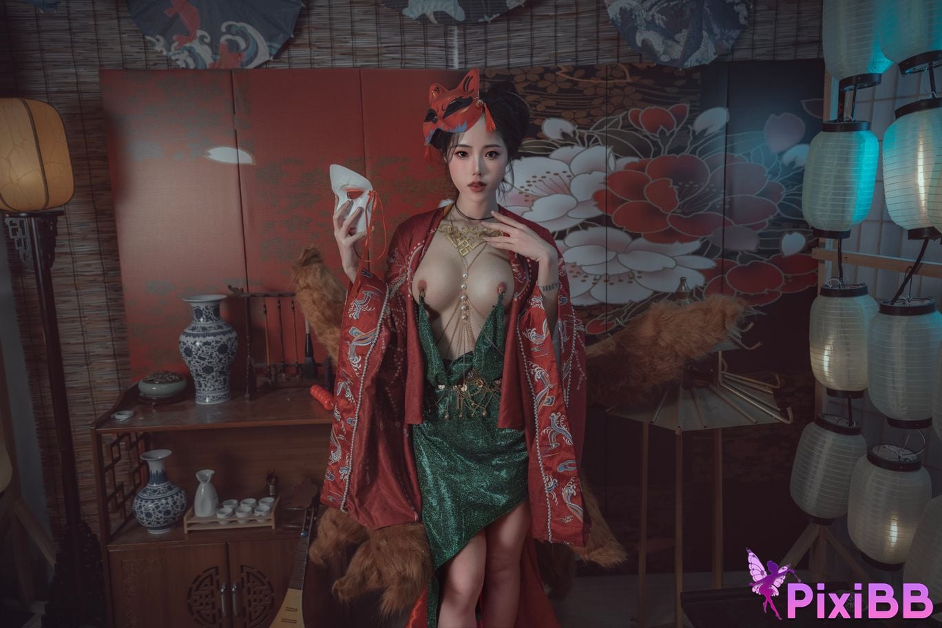 Cosplayer Titanium alloy TiTi Qingqiu Red Fox PixiBB.COM 012