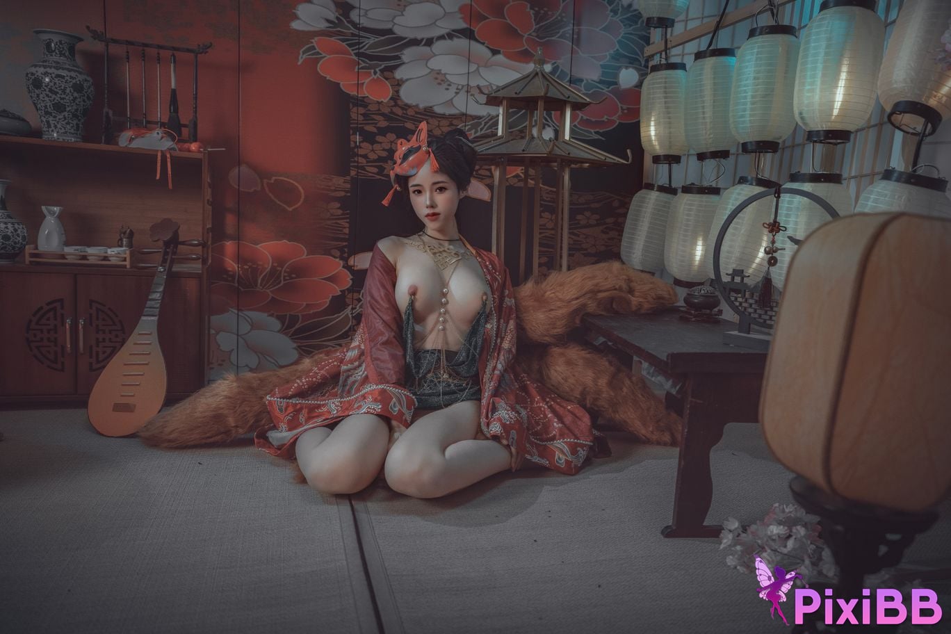 Cosplayer Titanium alloy TiTi Qingqiu Red Fox PixiBB.COM 015