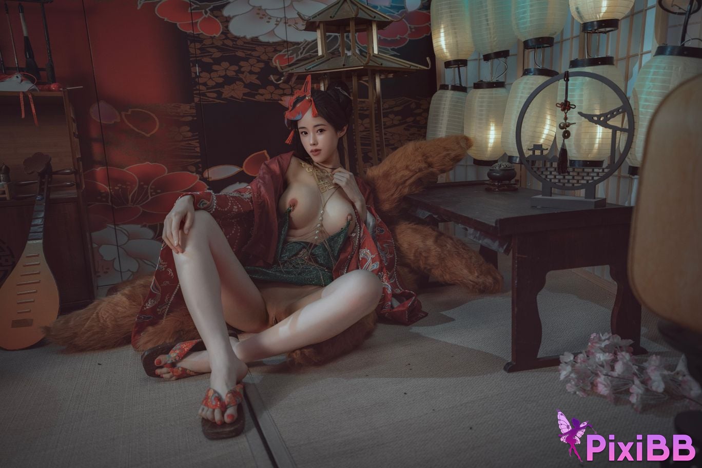 Cosplayer Titanium alloy TiTi Qingqiu Red Fox PixiBB.COM 016