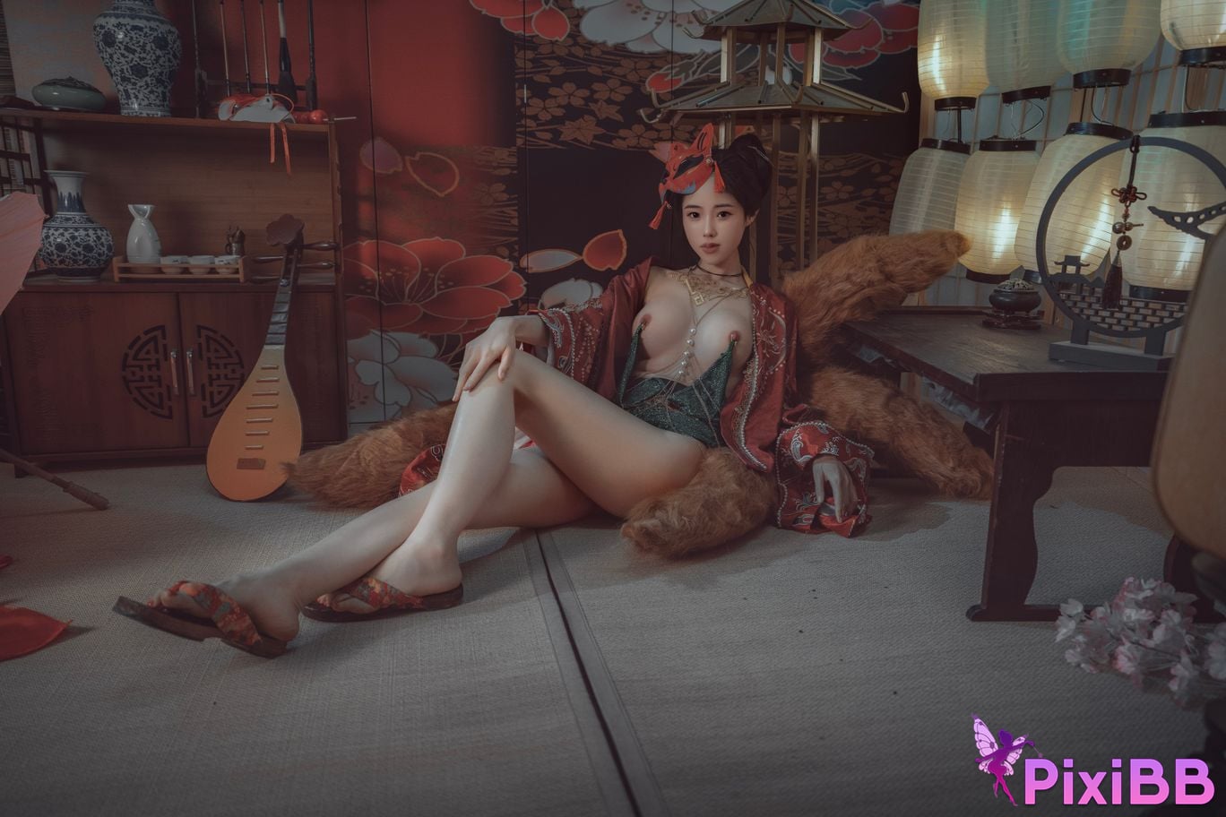 Cosplayer Titanium alloy TiTi Qingqiu Red Fox PixiBB.COM 017