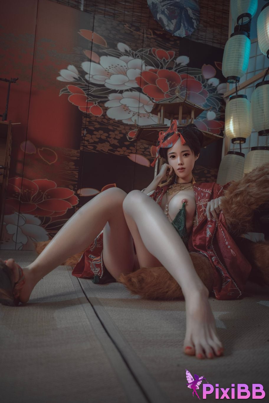 Cosplayer Titanium alloy TiTi Qingqiu Red Fox PixiBB.COM 021