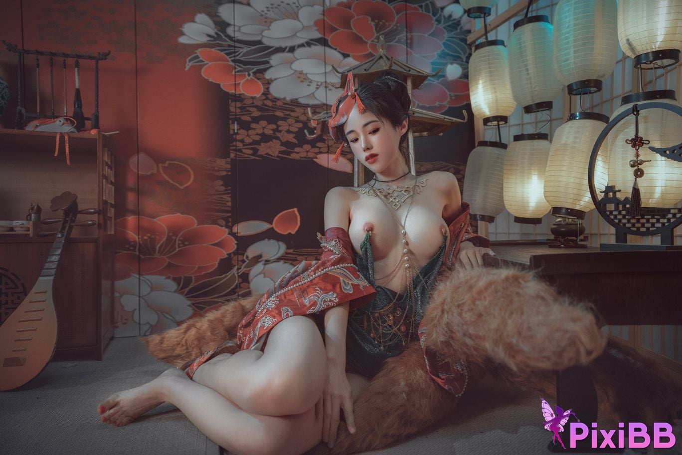 Cosplayer Titanium alloy TiTi Qingqiu Red Fox PixiBB.COM 026