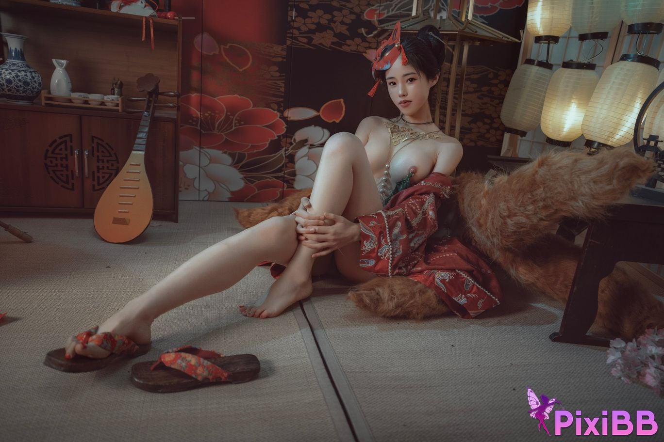 Cosplayer Titanium alloy TiTi Qingqiu Red Fox PixiBB.COM 029