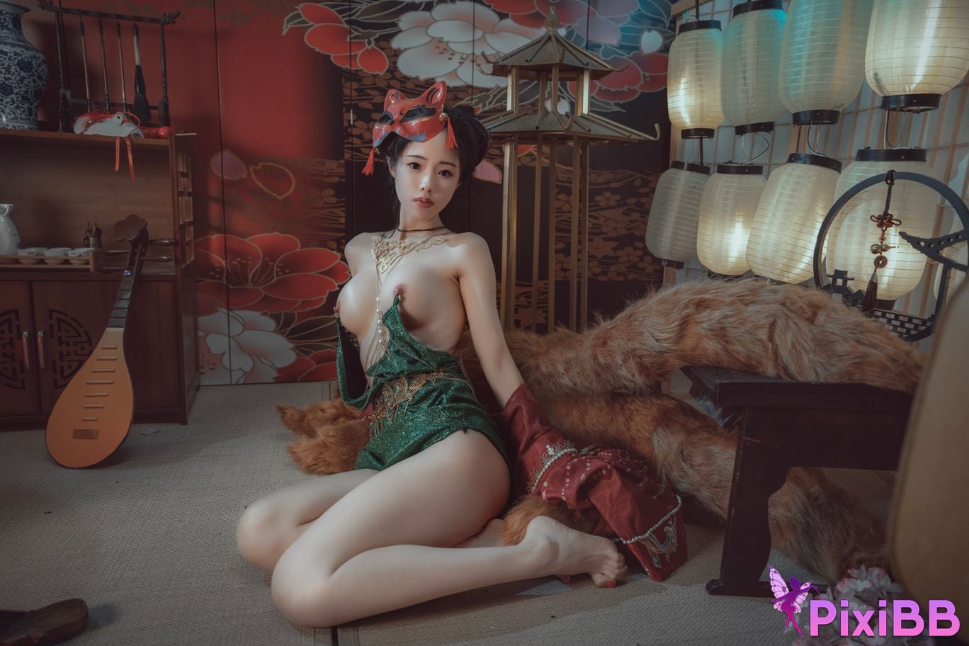 Cosplayer Titanium alloy TiTi Qingqiu Red Fox PixiBB.COM 033