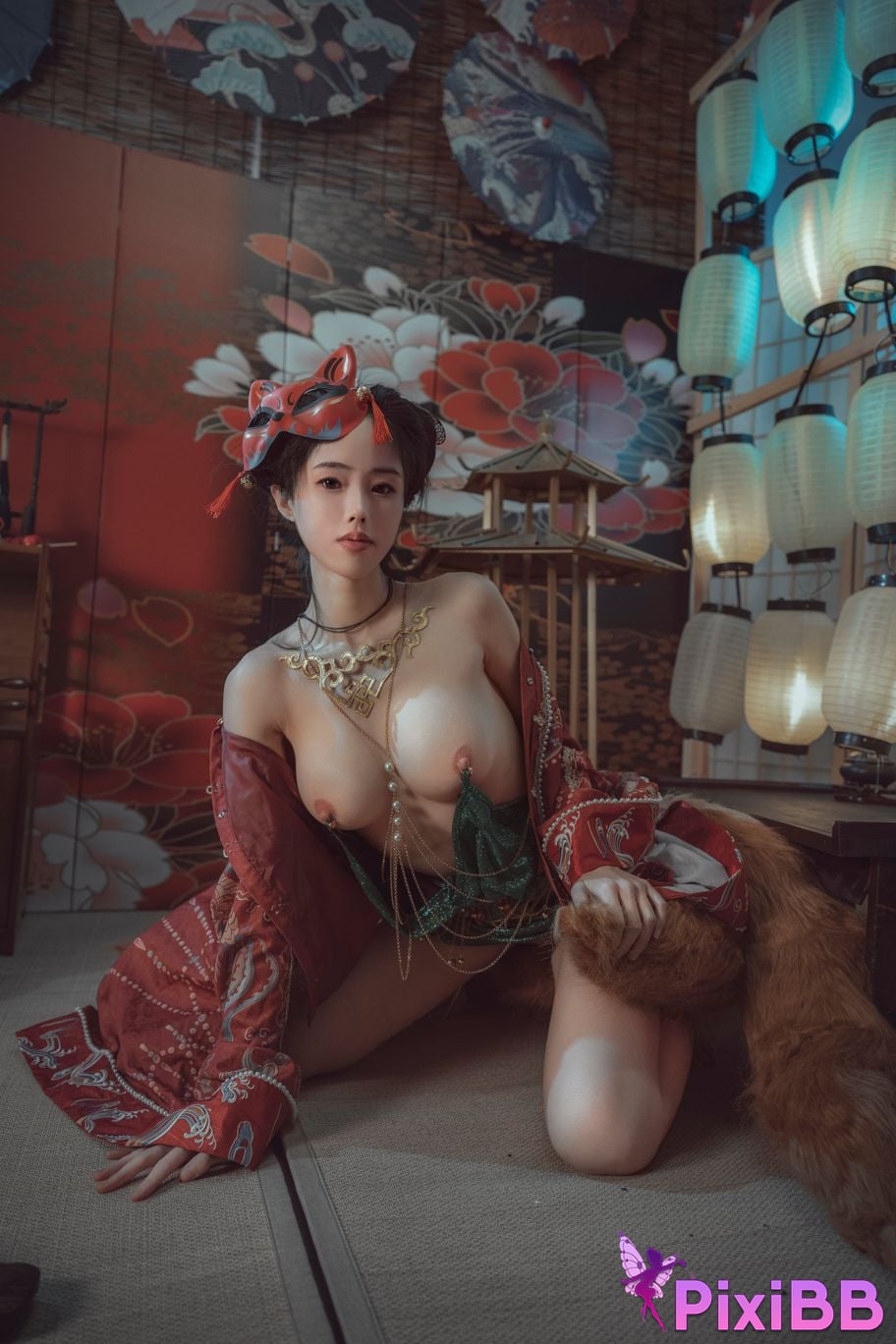 Cosplayer Titanium alloy TiTi Qingqiu Red Fox PixiBB.COM 040