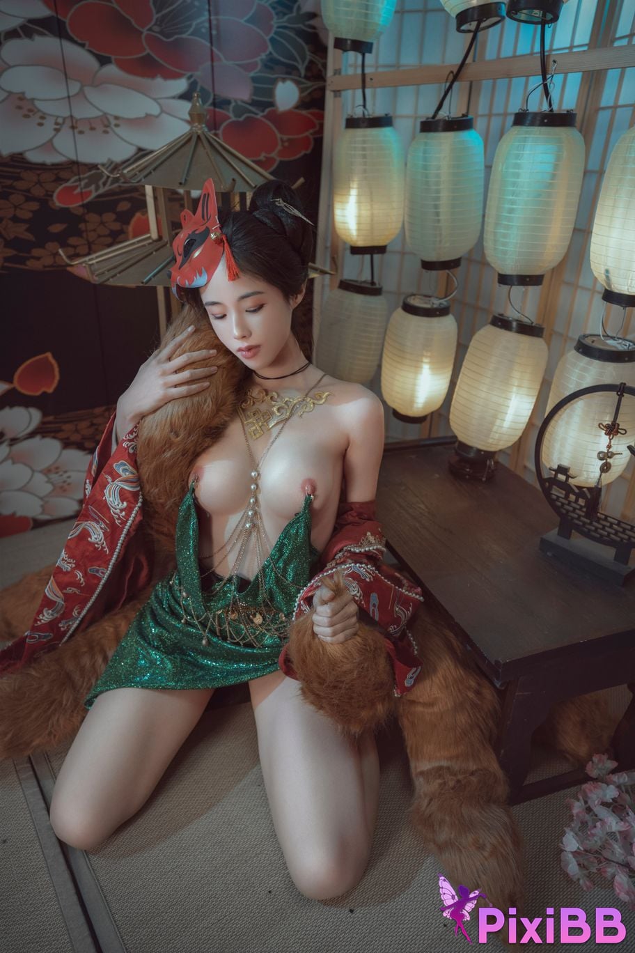 Cosplayer Titanium alloy TiTi Qingqiu Red Fox PixiBB.COM 041