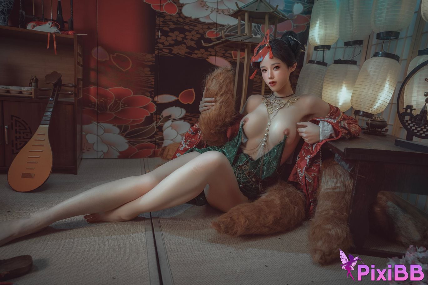 Cosplayer Titanium alloy TiTi Qingqiu Red Fox PixiBB.COM 049