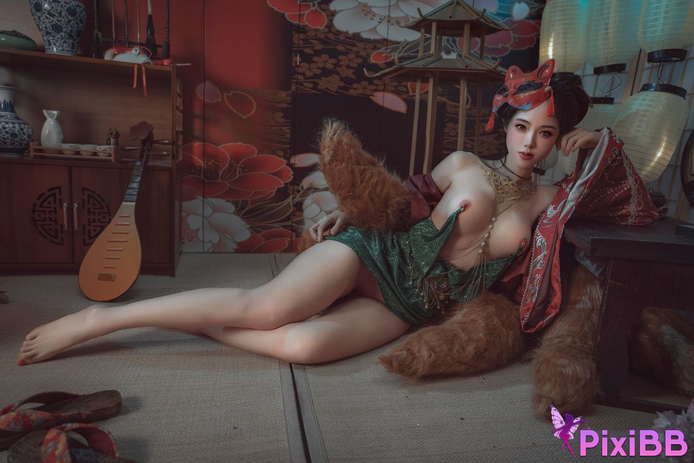 Cosplayer Titanium alloy TiTi Qingqiu Red Fox PixiBB.COM 050