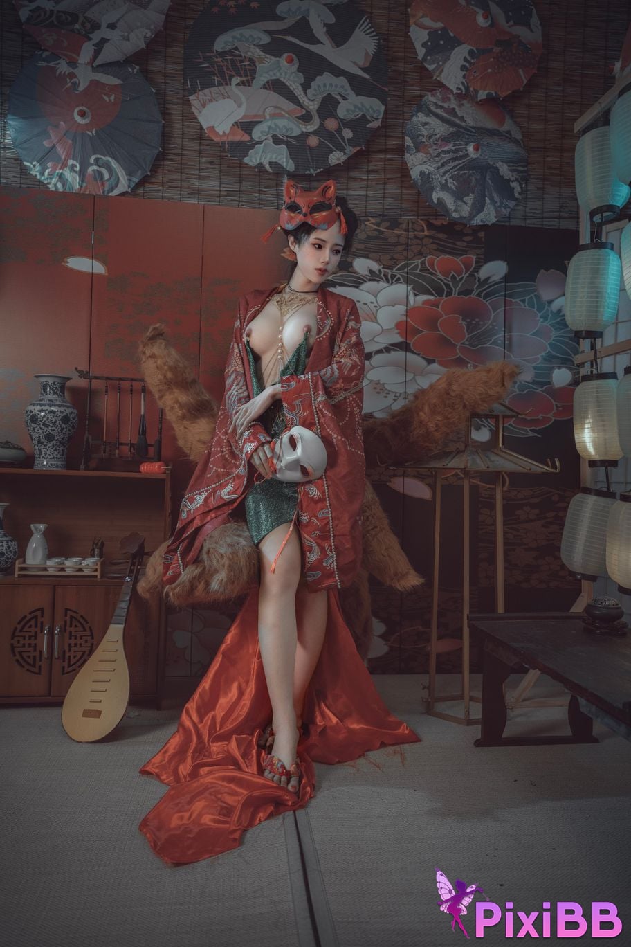 Cosplayer Titanium alloy TiTi Qingqiu Red Fox PixiBB.COM 062