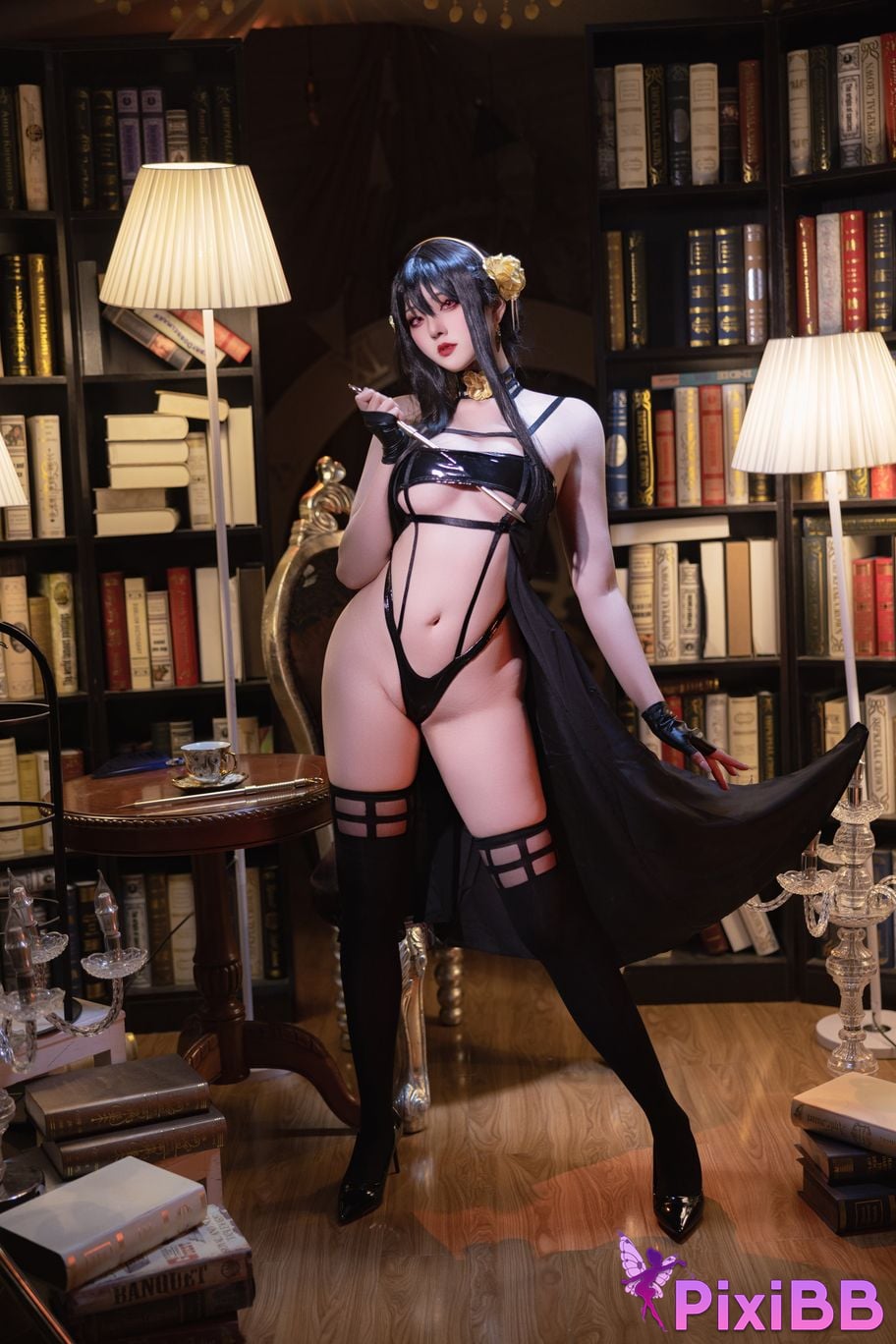 Coser Natsuko Xia Xiazi Spies play house Yoll PixiBB.COM 009