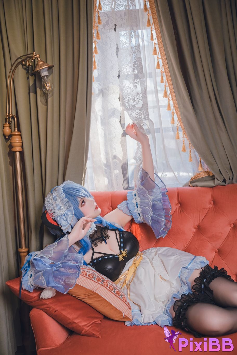 Cosplayer Xue Qing Astra Genshin Sweet Maid PixiBB.COM 023