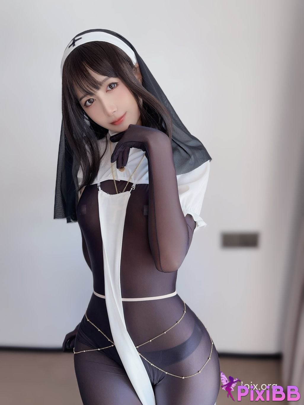 Cosplayer Pudding method Dafa Battle torn Sister PixiBB.COM 047