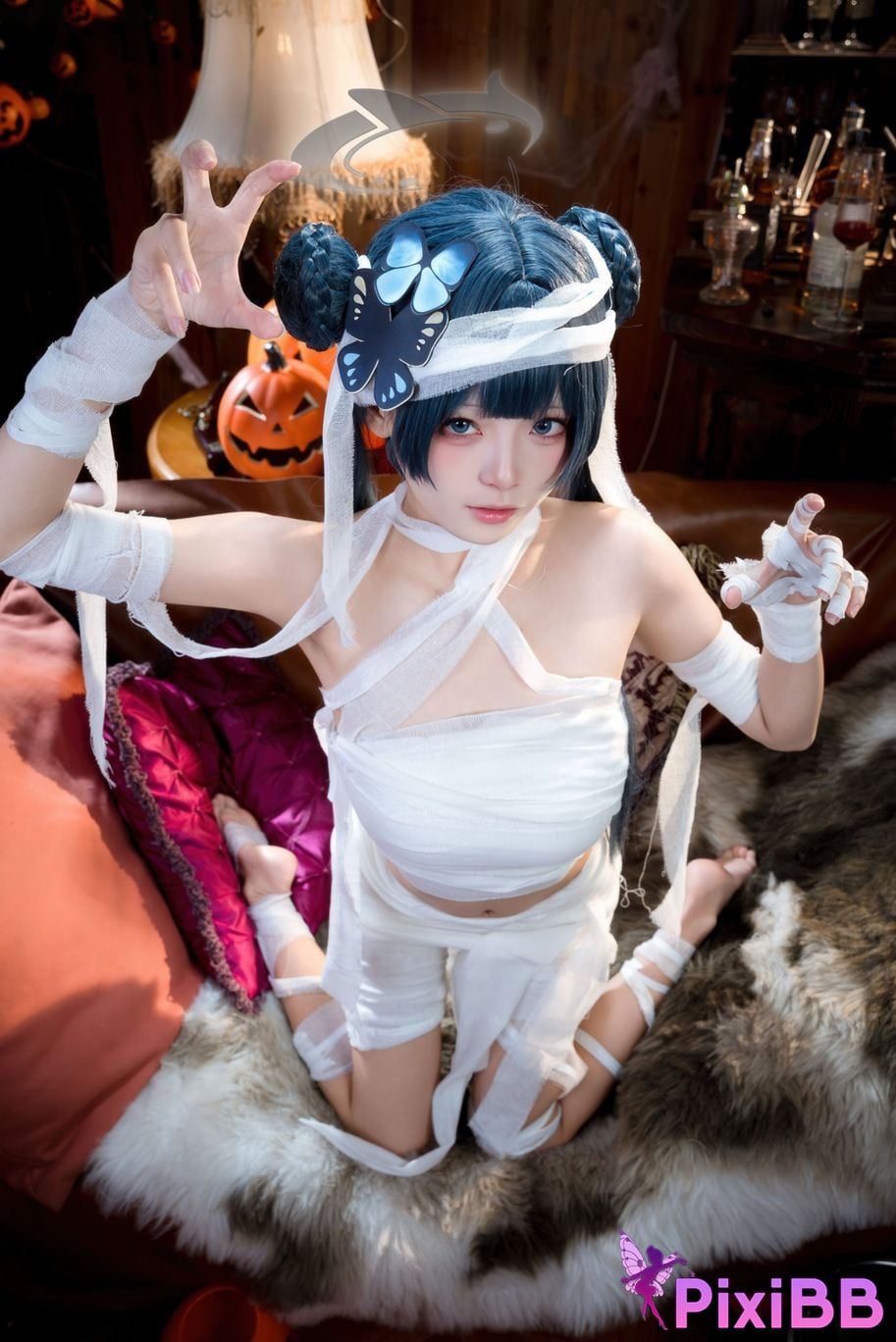 Cosplayer Jiuqi Meow What a nice view and Feisaki Halloween PixiBB.COM 020