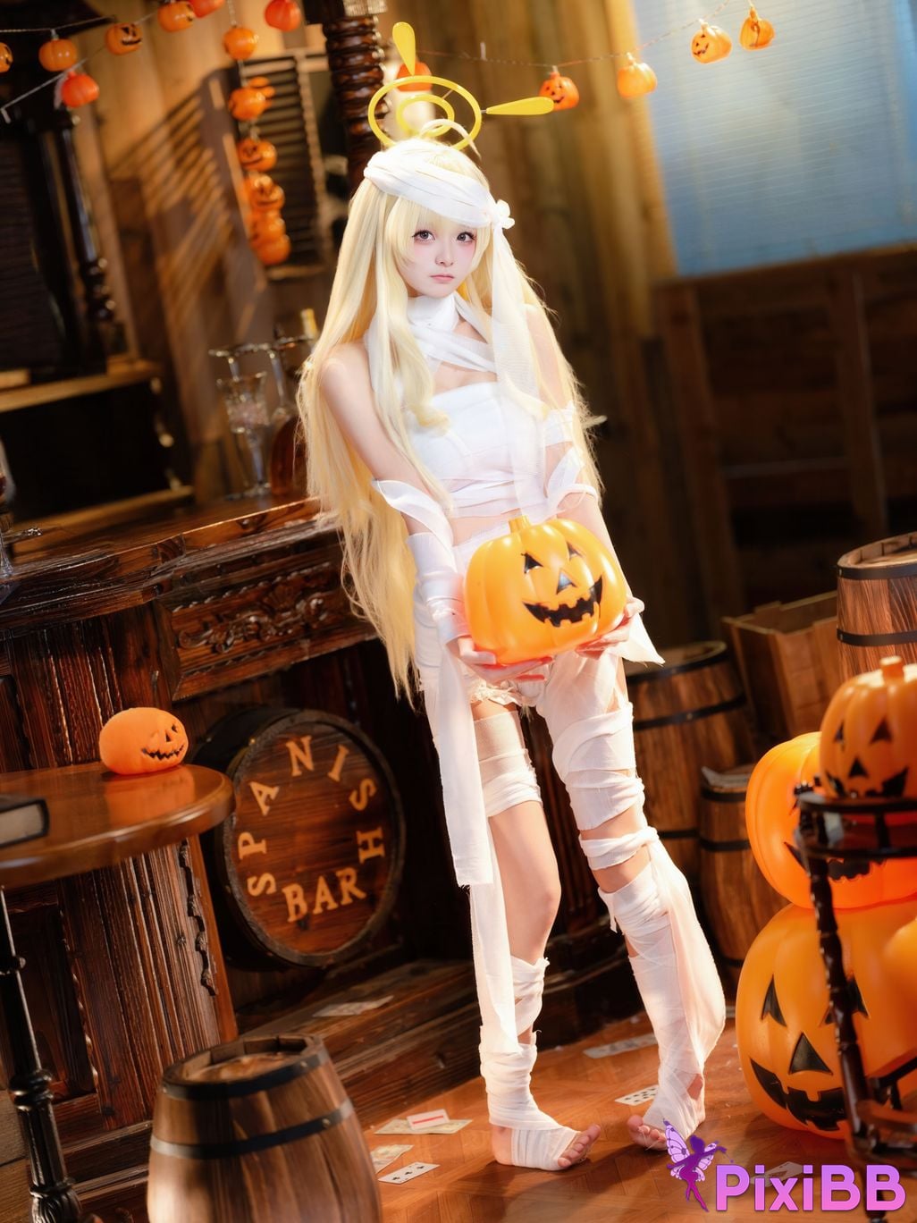 Cosplayer Jiuqi Meow What a nice view and Feisaki Halloween PixiBB.COM 026