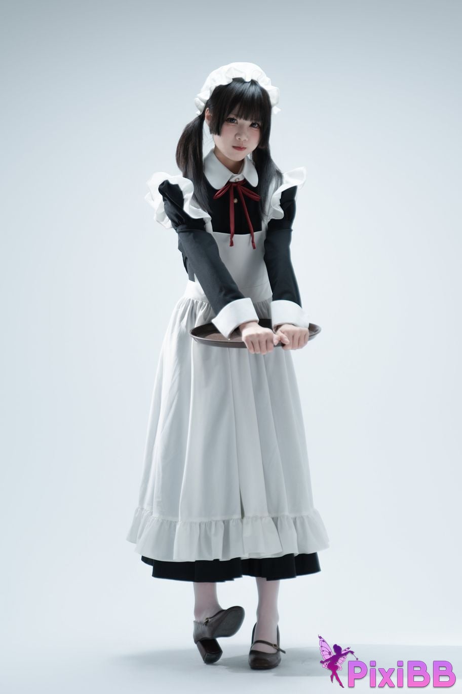 Cosplayer Shimizu Nagi Tsundere Maid Food Guide PixiBB.COM 001