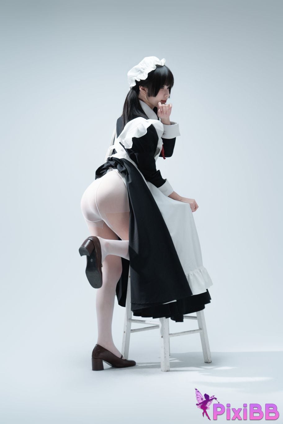 Cosplayer Shimizu Nagi Tsundere Maid Food Guide PixiBB.COM 003