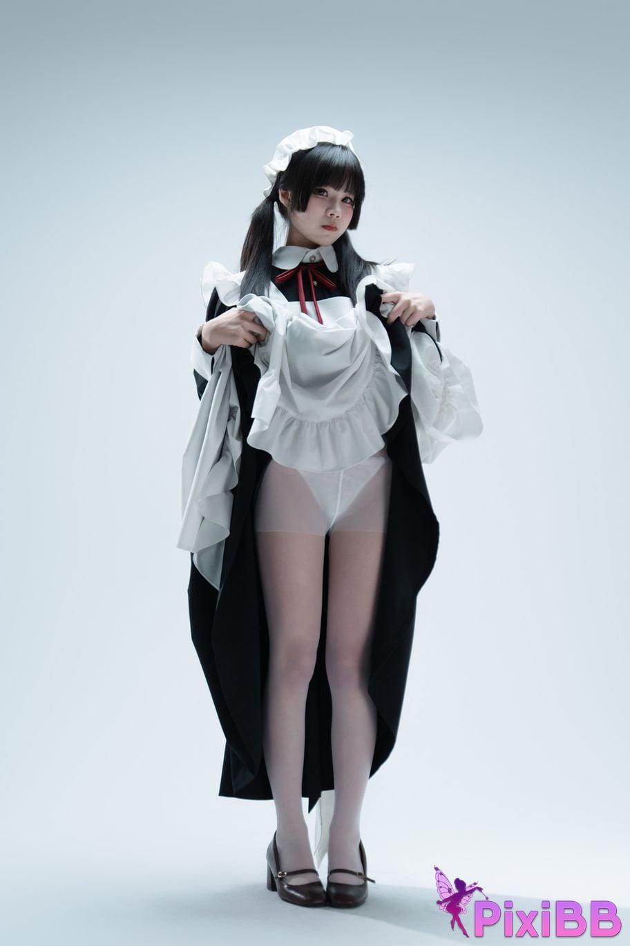 Cosplayer Shimizu Nagi Tsundere Maid Food Guide PixiBB.COM 007