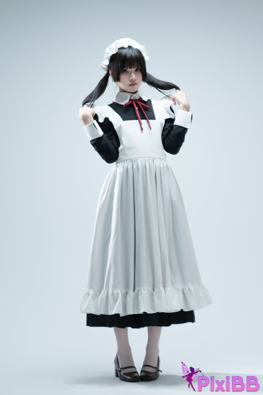 Cosplayer Shimizu Nagi Tsundere Maid Food Guide PixiBB.COM 010