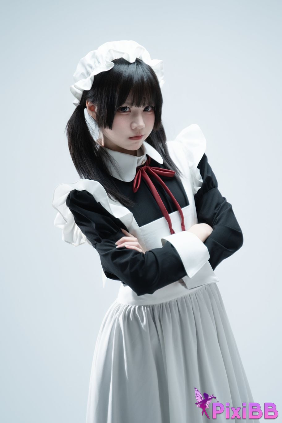 Cosplayer Shimizu Nagi Tsundere Maid Food Guide PixiBB.COM 011