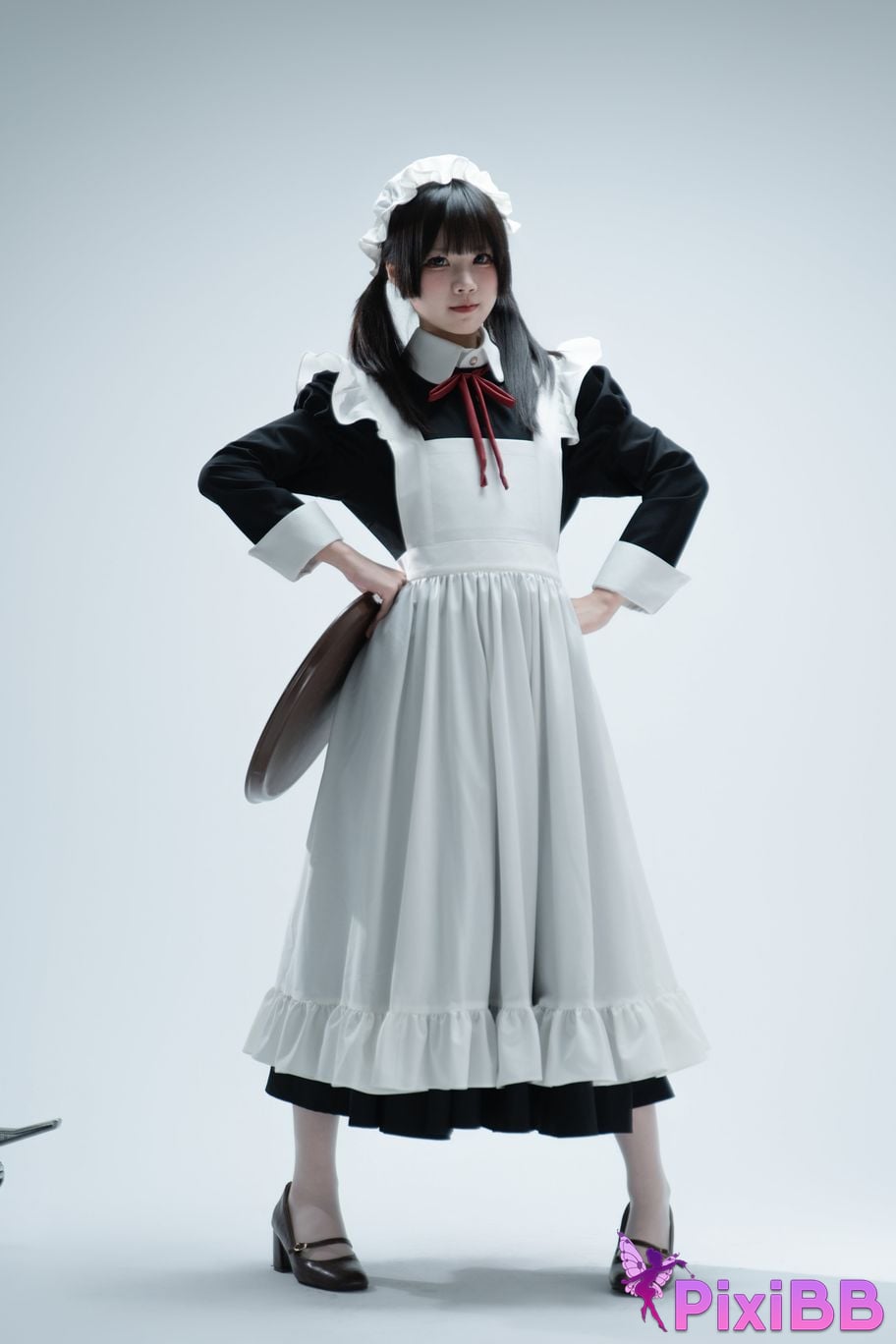Cosplayer Shimizu Nagi Tsundere Maid Food Guide PixiBB.COM 016