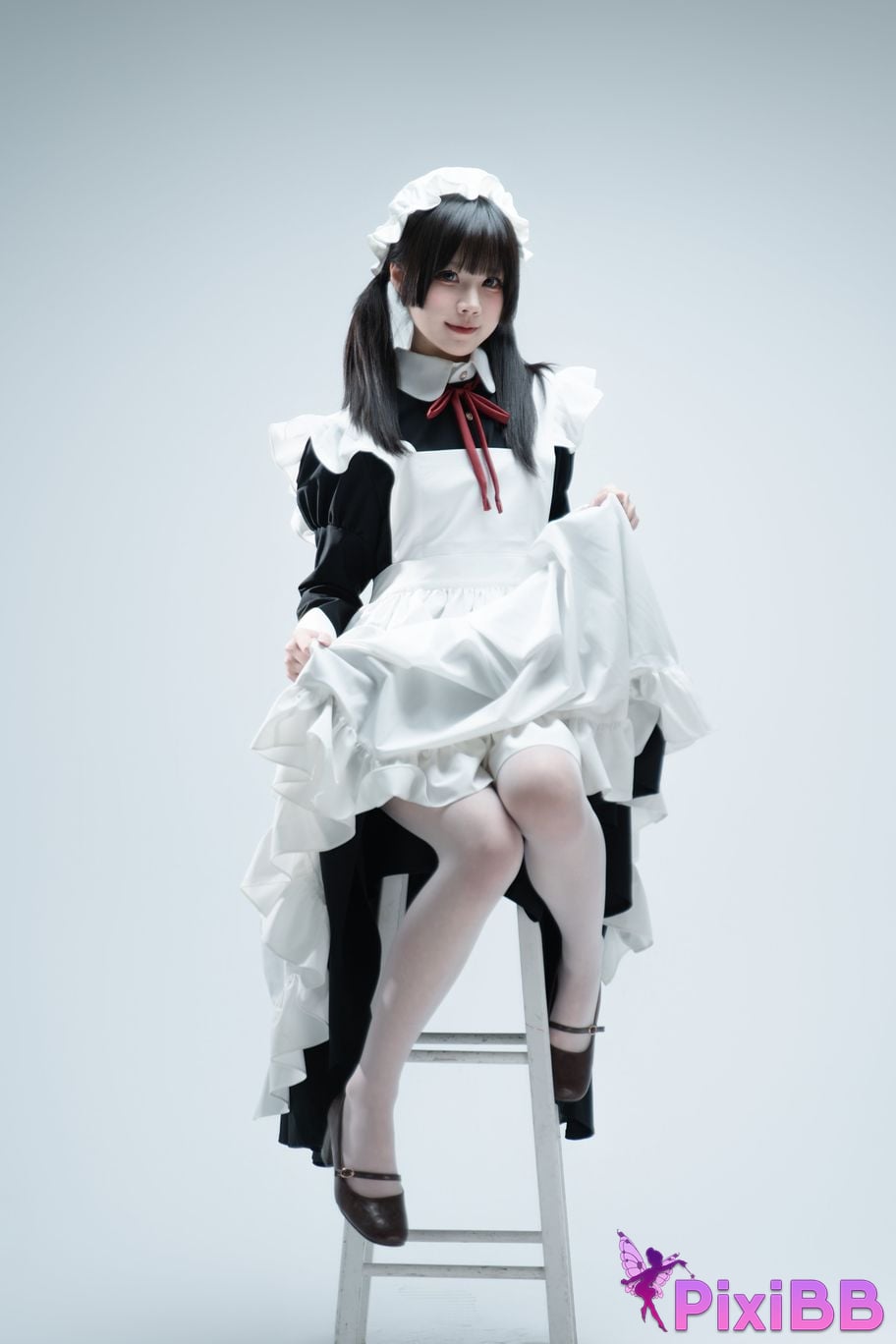 Cosplayer Shimizu Nagi Tsundere Maid Food Guide PixiBB.COM 020