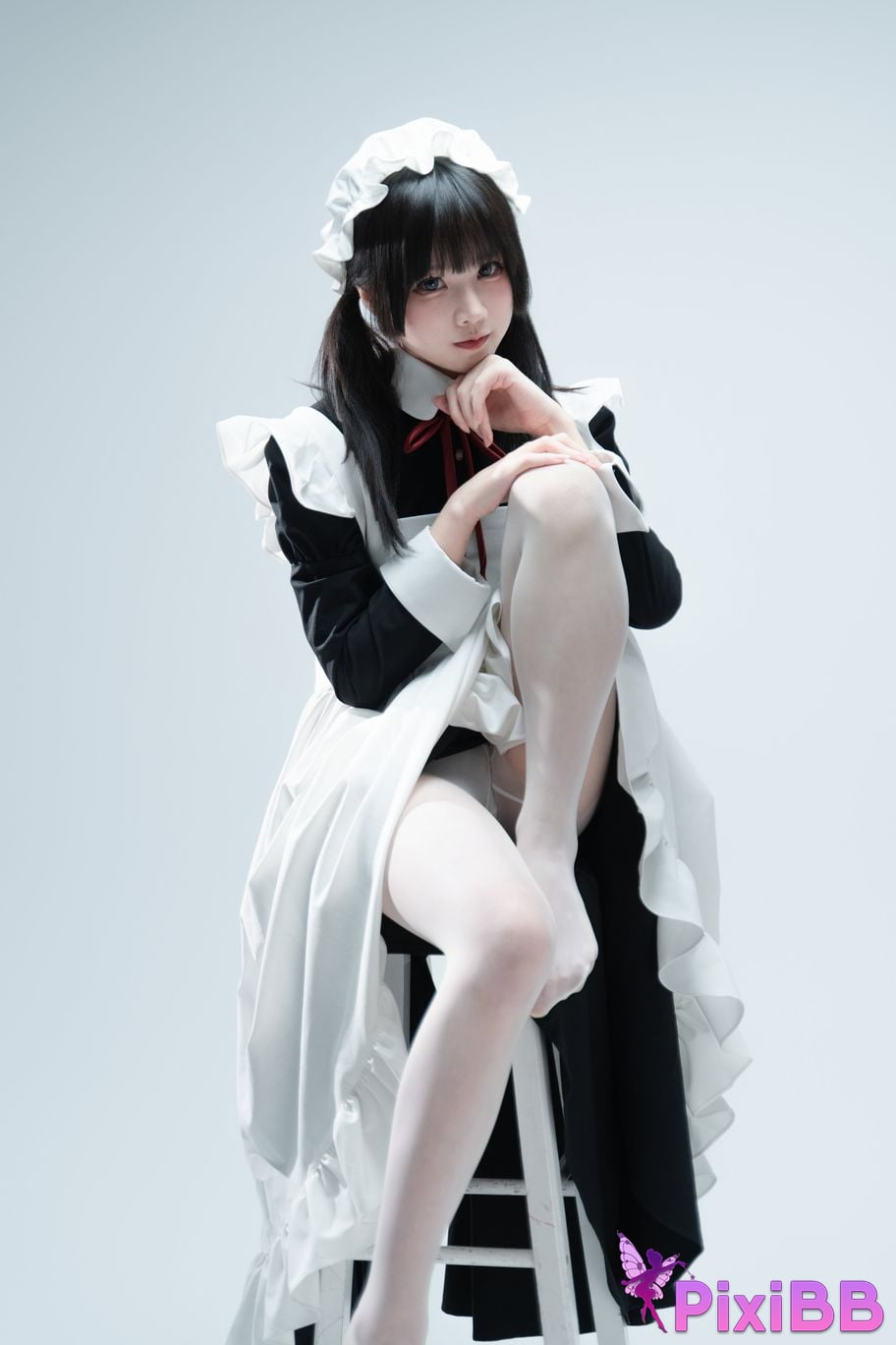 Cosplayer Shimizu Nagi Tsundere Maid Food Guide PixiBB.COM 043