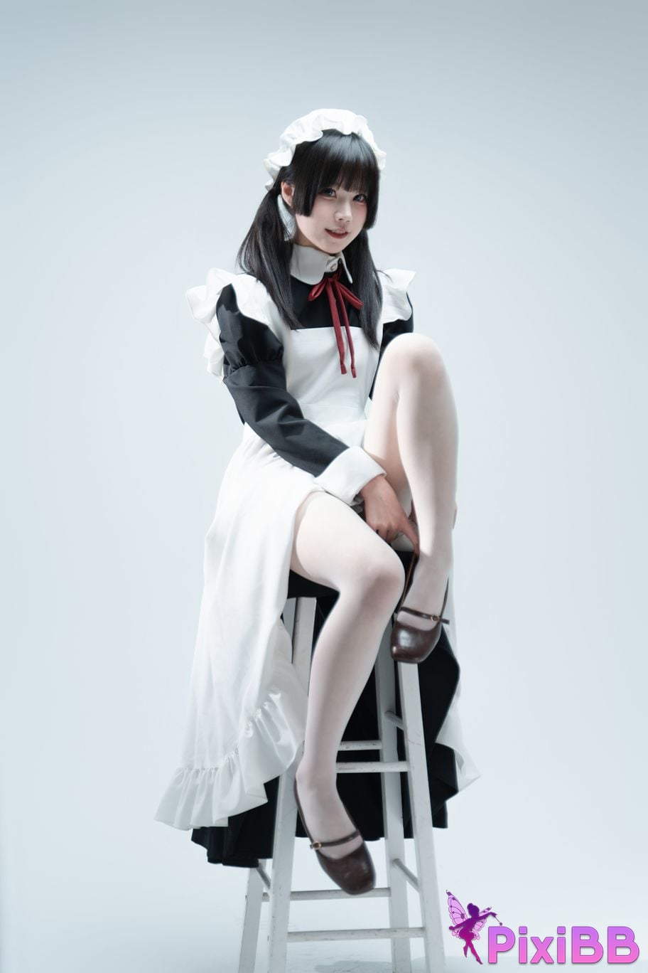 Cosplayer Shimizu Nagi Tsundere Maid Food Guide PixiBB.COM 045