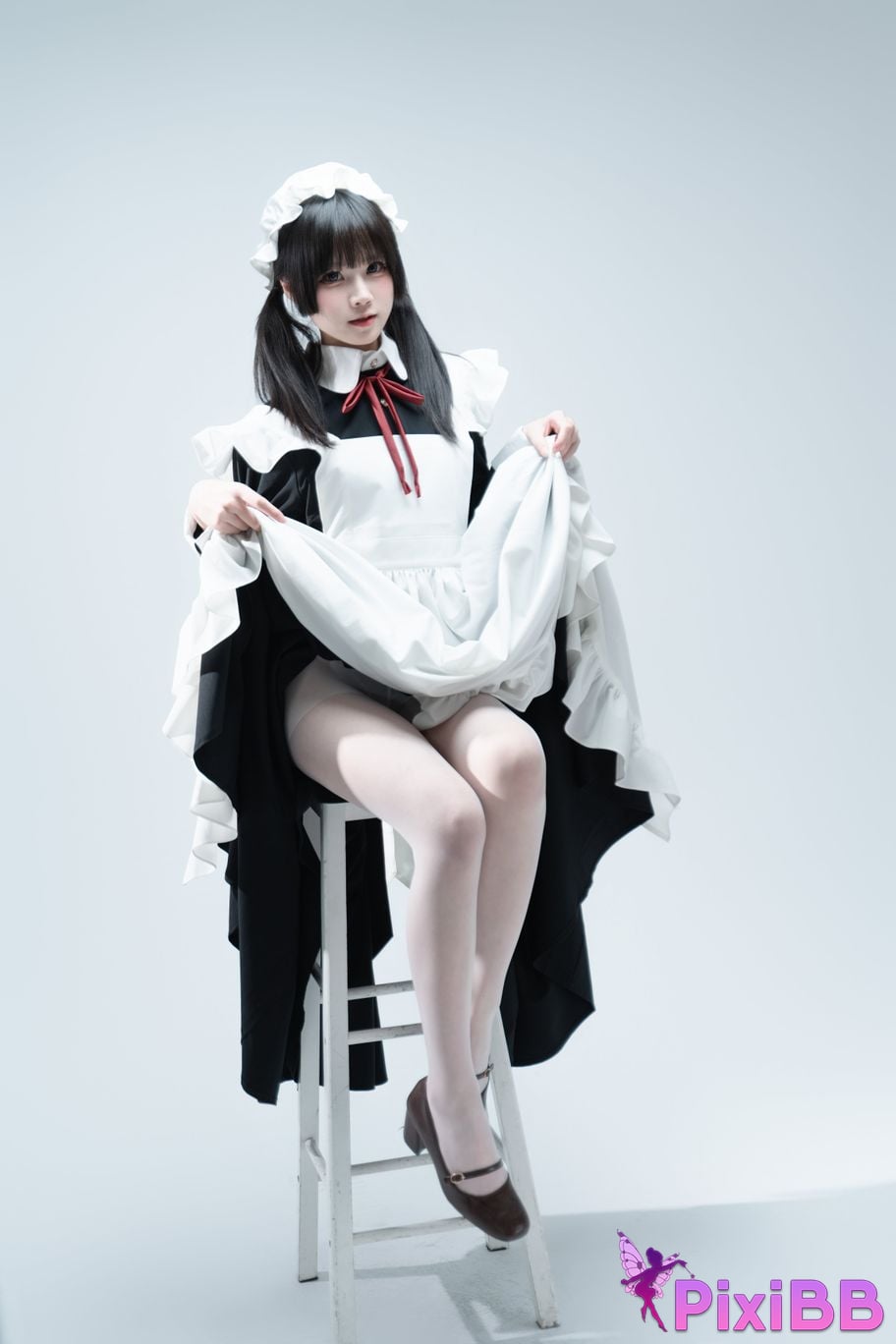 Cosplayer Shimizu Nagi Tsundere Maid Food Guide PixiBB.COM 046