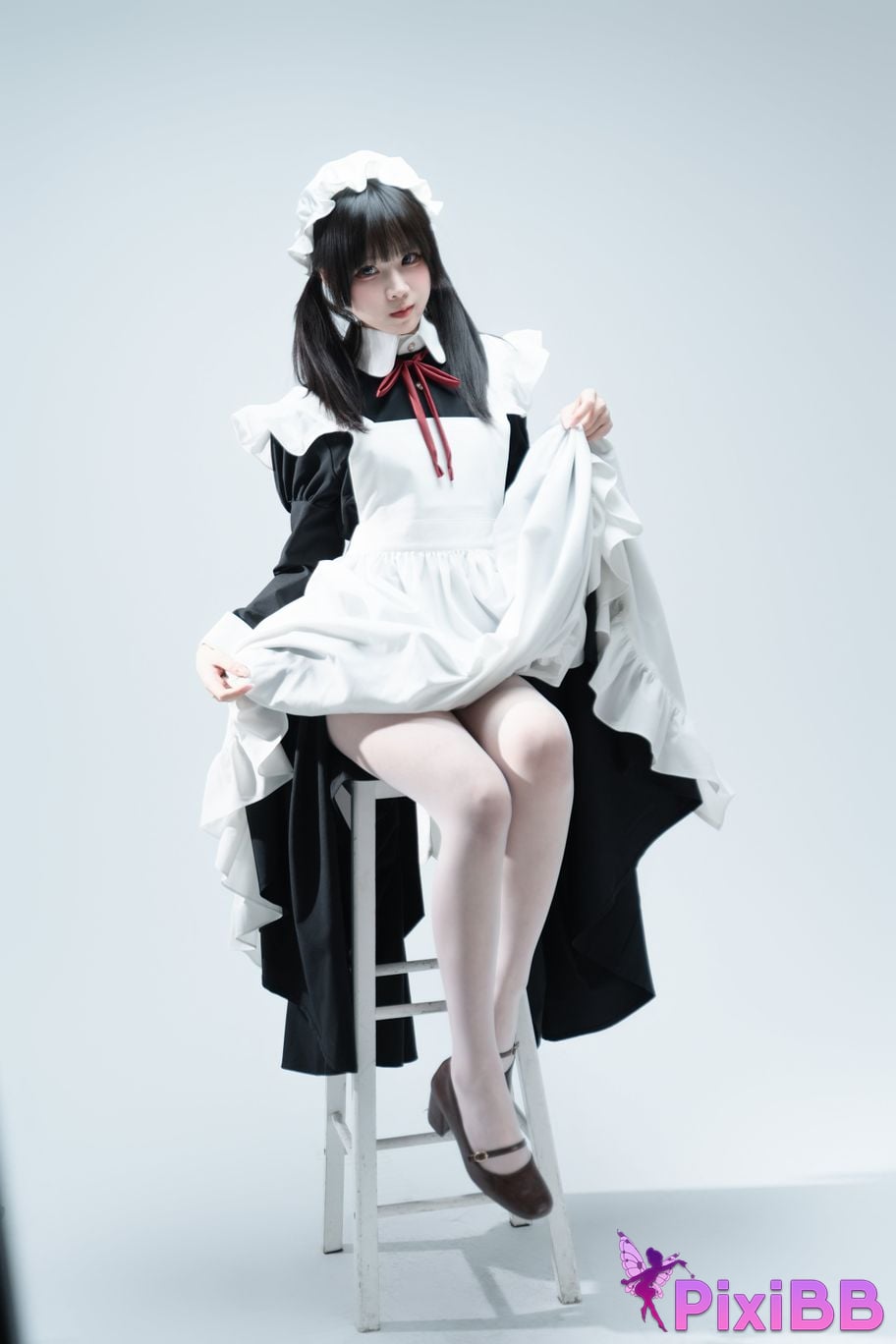 Cosplayer Shimizu Nagi Tsundere Maid Food Guide PixiBB.COM 047