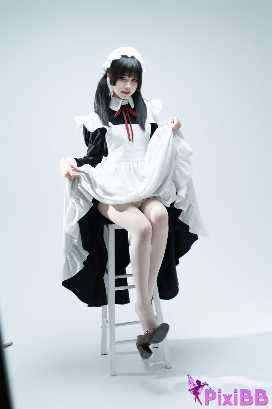 Cosplayer Shimizu Nagi Tsundere Maid Food Guide PixiBB.COM 048